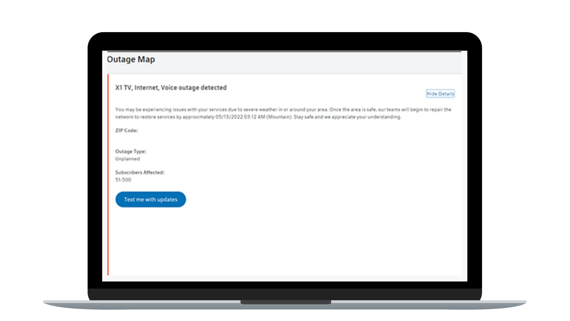 Xfinity Comcast Map